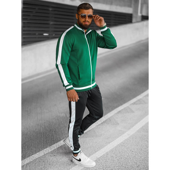 Žalios spalvos vyriškas sportinis komplektas Gialer JS/8C99/22