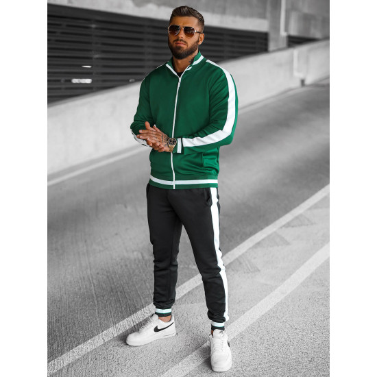 Žalios spalvos vyriškas sportinis komplektas Gialer JS/8C99/22