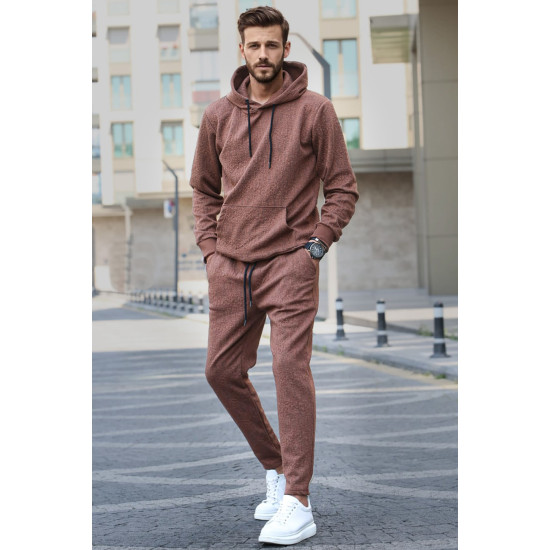 Rudas vyriškas sportinis komplektas Kaster PK5903 - Vyrams Rudas vyriškas sportinis komplektas Kaster PK5903 Premium