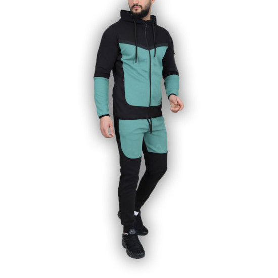 Vyriškas sportinis komplektas juodas - mėtinis Rener PK3006 - Vyrams Vyriškas sportinis komplektas juodas - mėtinis Rener PK3006 Premium