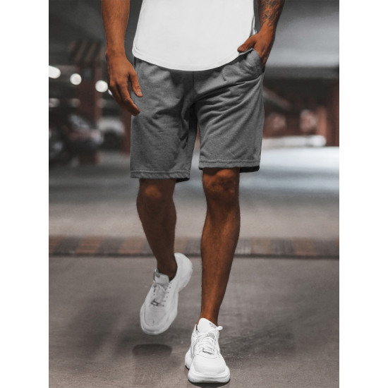 Ciemnoszare męskie spodenki sportowe Saravi JS/8K100/5Z - Działanie Ciemnoszare męskie spodenki sportowe Saravi JS/8K100/5Z