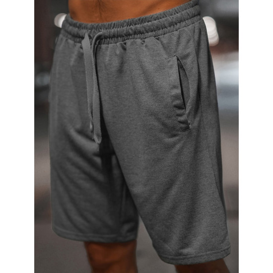 Ciemnoszare męskie spodenki sportowe Saravi JS/8K100/5Z - Działanie Ciemnoszare męskie spodenki sportowe Saravi JS/8K100/5Z