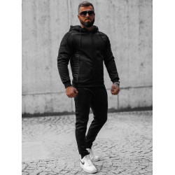 Akcija Vyriškas sportinis kostiumas juodas Somat
