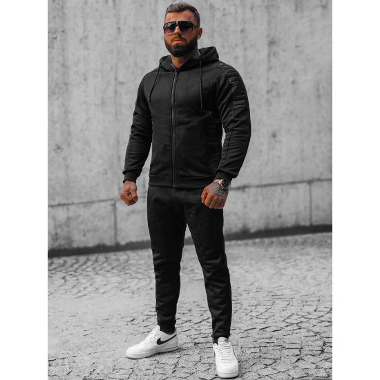 Akcija Vyriškas sportinis kostiumas juodas Somat O/3A126/A128