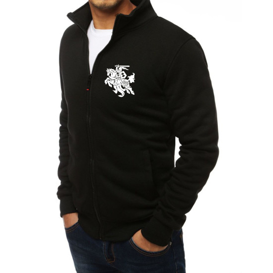 Juodas vyriškas džemperis Silon su vyčiu