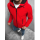Raudona vyriška softshell striukė su gobtuvu Mokar JS/HM187/5 - Vyriškos Striukės ir Paltai Raudona vyriška softshell striukė su gobtuvu Mokar JS/HM187/5
