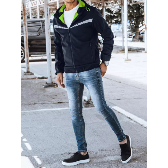 Vyriška tamsiai mėlyna softshell striukė Sverol TX4151