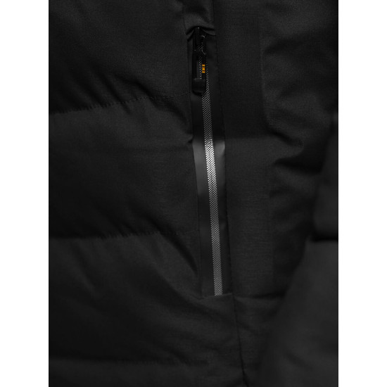 Žieminė juoda striukė Herber JS/5M3135/392 - Vyriškos Striukės ir Paltai Žieminė juoda striukė Herber JS/5M3135/392 Premium
