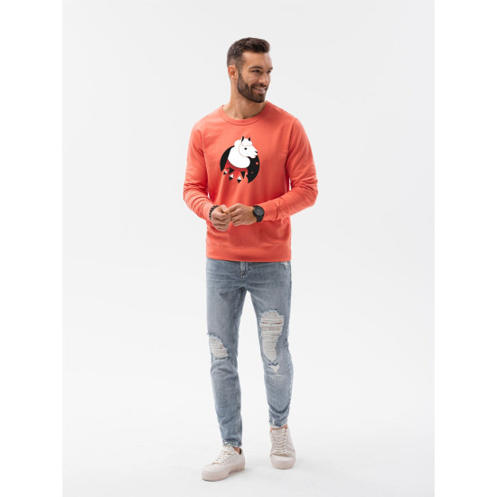 Lama kampsun korallidest B1153 - Meeste kampsunid| Kampsunid online Lama kampsun korallidest B1153 Premium