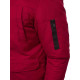 Bomber stiliaus žieminė bordo vyriška striukė Lemor JS/201901 - Vyriškos Striukės ir Paltai Bomber stiliaus žieminė bordo vyriška striukė Lemor JS/201901