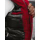 Bomber stiliaus žieminė bordo vyriška striukė Lemor JS/201901 - Vyriškos Striukės ir Paltai Bomber stiliaus žieminė bordo vyriška striukė Lemor JS/201901