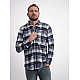 Vyriški tamsiai mėlyni languoti marškiniai Marino Marškiniai