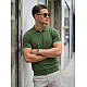 Men's Green Vibe Polo Shirt POLO T-shirt
