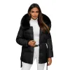 Juoda moteriška striukė Emil JS/16M9206/392Z