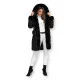 Sale Jacket black with fur Dorter