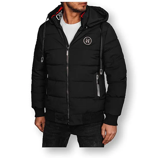 Promotion Men's black winter jacket Torn TX4642