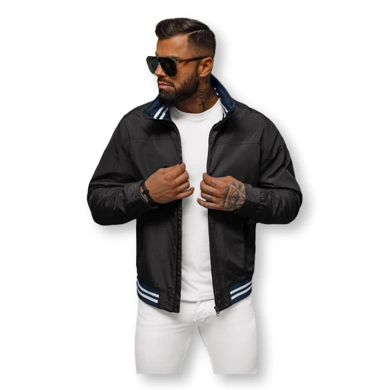 Vyriška plona juoda striukė Some Vyriškos Striukės ir Paltai