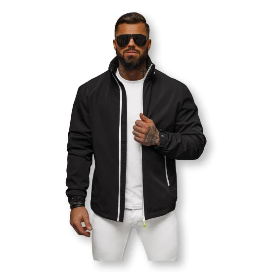 Vyriška plona juoda striukė Vind Vyriškos Striukės ir Paltai