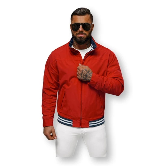 Vyriška plona raudona striukė Some Vyriškos Striukės ir Paltai