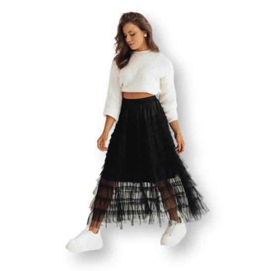 Moteriškas juodas sijonas Pastella Sijonai