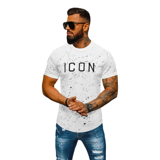 Vyriški balti marškinėliai Icon O/P1289Z