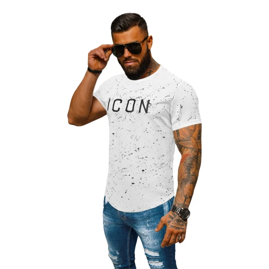 Vyriški balti marškinėliai Icon O/P1289Z