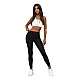 Women's black trousers Emi O/K9-JZ