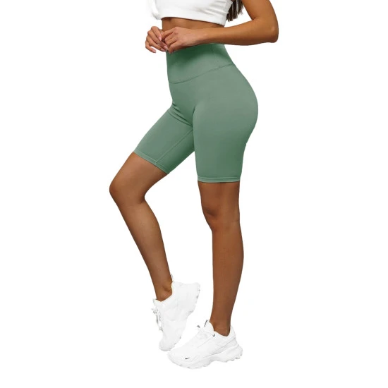 Trumpos moteriškos mėtinės spalvos kelnės Liam O/K5-JZ