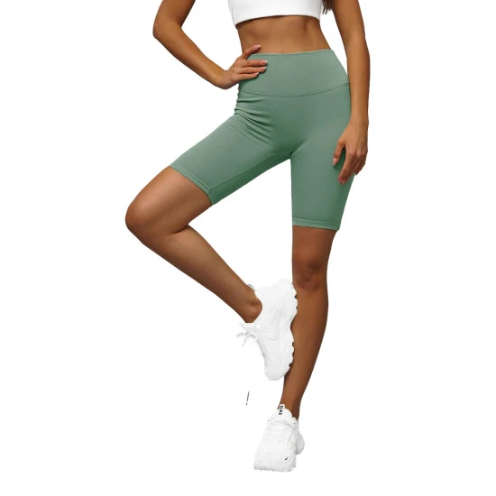 Trumpos moteriškos mėtinės spalvos kelnės Liam O/K5-JZ