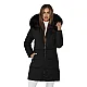Women's black coat Stel JS/16M9099/392Z