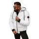 Męska biała kurtka zimowa Martim JS/31M5031/281