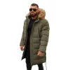 Vyriška chaki spalvos žieminė striukė Fred JS/25M9803/136
