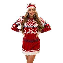 Moteriškas kalėdinis 3-ų dalių komplektas Christmas