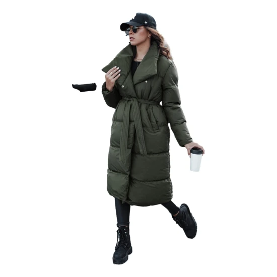 Moteriška chaki spalvos dygsniuota striukė Favi Moteriškos striukės