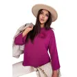 Women's pink oversize jumper Justi