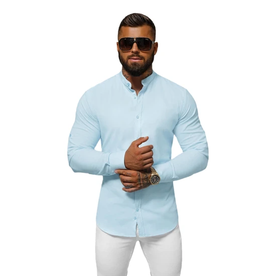 Šviesiai mėlyni marškiniai Muno O/V59Z