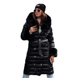 Moteriškas paltas su auksinėmis sagomis Karum