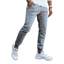 Vyriškos šviesiai pilkos laisvalaikio kelnės Anti
