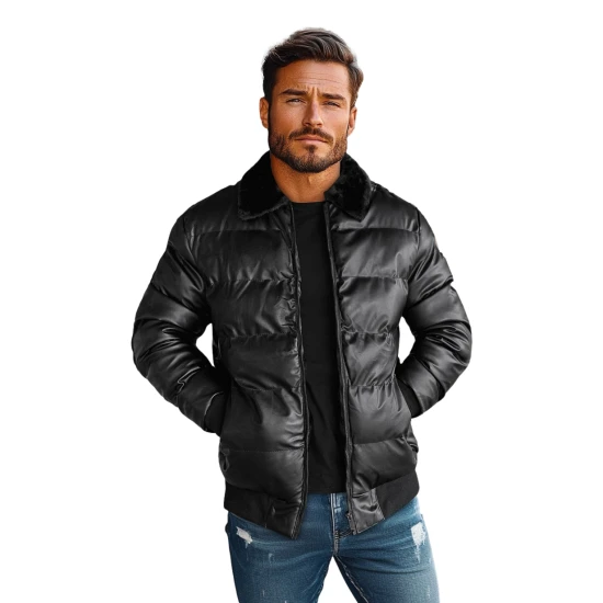 Žieminė juoda vyriška striukė Dorian O/M795Z