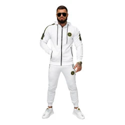 Men's white tracksuit Super