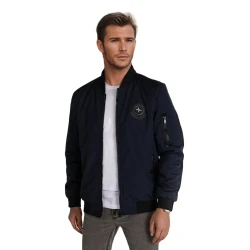 Vyriška tamsiai mėlynos spalvos striukė Set