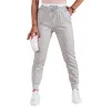 Moteriškos laisvalaikio pilkos slim fit kelnės Sport UY2400