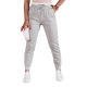 Moteriškos laisvalaikio pilkos slim fit kelnės Sport UY2400