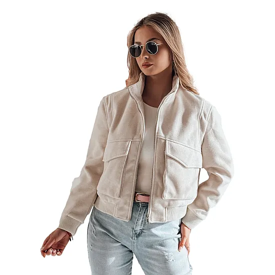 Rusva moteriška oversize bomber striukė Milina TY4793
