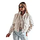 Rusva moteriška oversize bomber striukė Milina