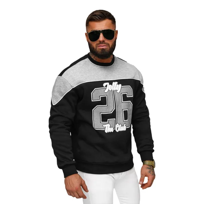 Men's black jumper Jolly O/RR250005