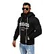 Męska czarna bluza z kapturem Chicago O/TT30508