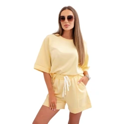 Moteriškas geltonos spalvos komplektas Nika