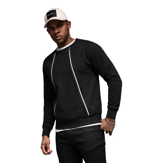 Vyriškas juodas megztinis Anum Džemperiai