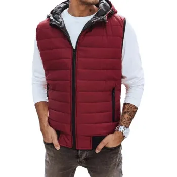 Meeste bordoopunane vest Minel